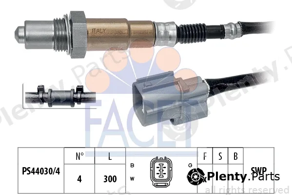Facet 10.7725 — Lambda Sensor Made in Italy - OE Equivalent
