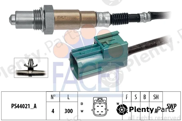 Facet 10.8303 — Lambda Sensor Made in Italy - OE Equivalent