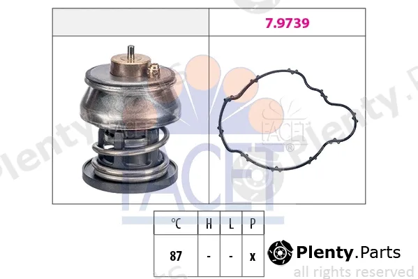 Facet 7.7976 — Thermostat, coolant Made in Italy - OE Equivalent