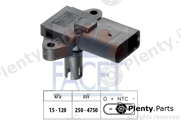 Facet 10.3074 — Air Pressure Sensor, altitude adaption Made in Italy - OE Equivalent
