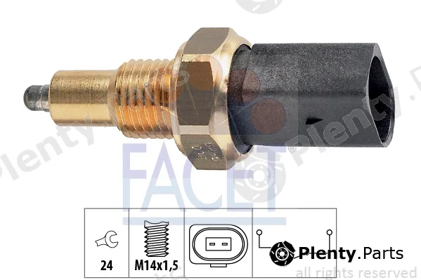 Facet 7.6256 — Switch, reverse light Made in Italy - OE Equivalent