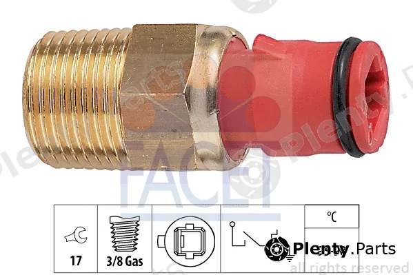 Facet 7.5277 — Temperature Switch, radiator fan Made in Italy - OE Equivalent