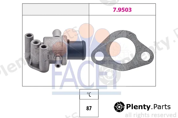 Facet 7.8109 — Thermostat, coolant Made in Italy - OE Equivalent