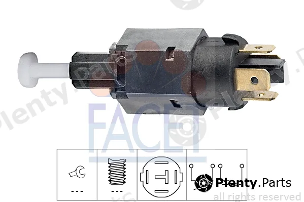 Facet 7.1065 — Stop Light Switch Made in Italy - OE Equivalent
