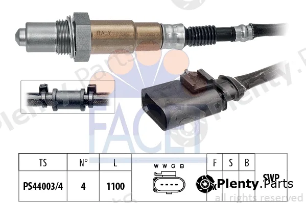 Facet 10.8503 — Lambda Sensor Made in Italy - OE Equivalent