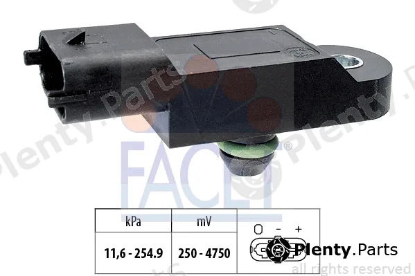 Facet 10.3173 — Air Pressure Sensor, altitude adaption Made in Italy - OE Equivalent