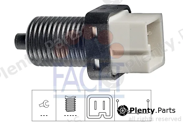 Facet 7.1091 — Stop Light Switch Made in Italy - OE Equivalent