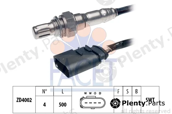 Facet 10.7098 — Lambda Sensor Made in Italy - OE Equivalent