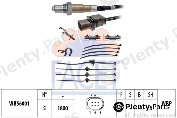 Facet 10.8409 — Lambda Sensor Made in Italy - OE Equivalent