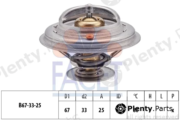 Facet 7.8361S — Thermostat, coolant Made in Italy - OE Equivalent