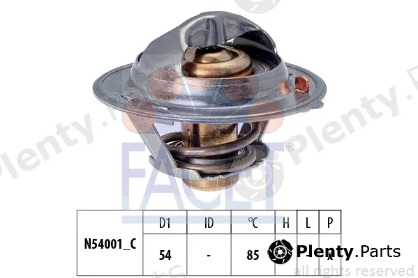 Facet 7.8801S — Thermostat, coolant Made in Italy - OE Equivalent