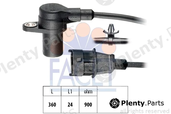 Facet 9.0564 — Sensor, crankshaft pulse Made in Italy - OE Equivalent