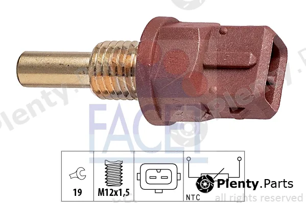 Facet 7.3248 — Sensor, oil temperature Made in Italy - OE Equivalent