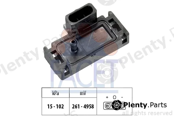 Facet 10.3001 — Air Pressure Sensor, altitude adaption Made in Italy - OE Equivalent