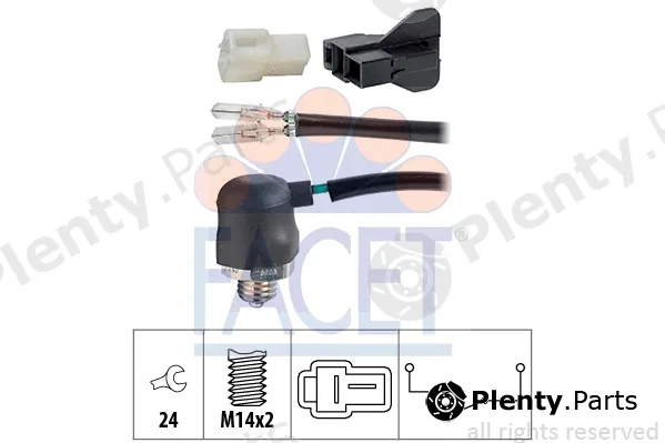 Facet 7.6088 — Switch, reverse light Made in Italy - OE Equivalent