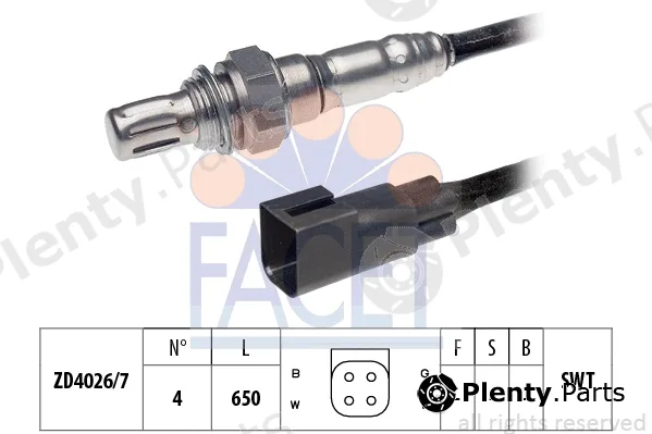 Facet 10.7797 — Lambda Sensor Made in Italy - OE Equivalent