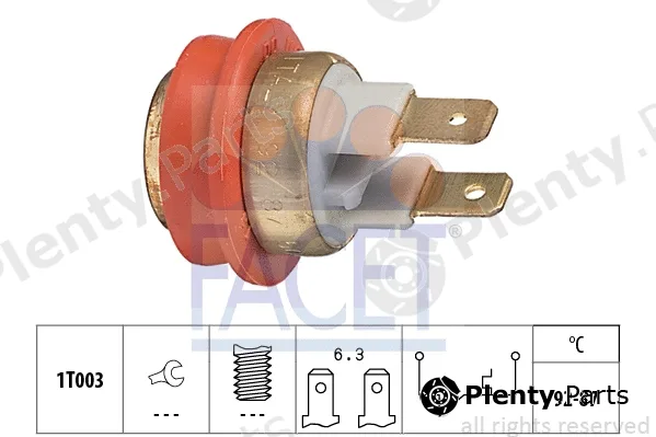 Facet 7.5042 — Temperature Switch, radiator fan Made in Italy - OE Equivalent