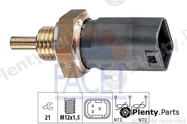 Facet 7.3252 — Sensor, coolant temperature Made in Italy - OE Equivalent