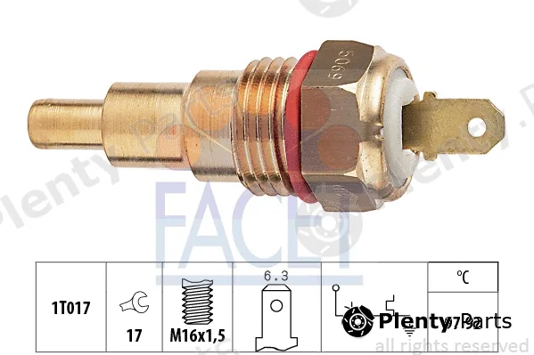 Facet 7.5069 — Temperature Switch, radiator fan Made in Italy - OE Equivalent