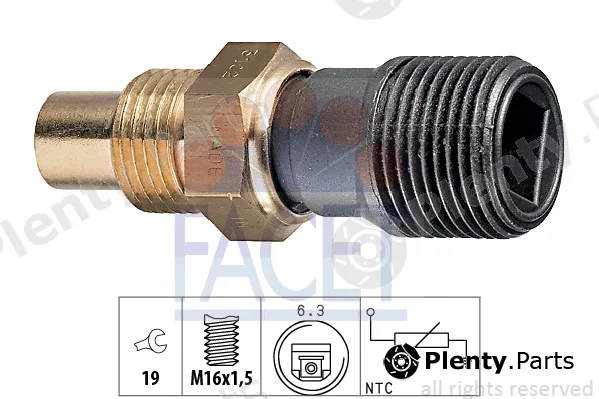 Facet 7.3102 — Sensor, coolant temperature Made in Italy - OE Equivalent