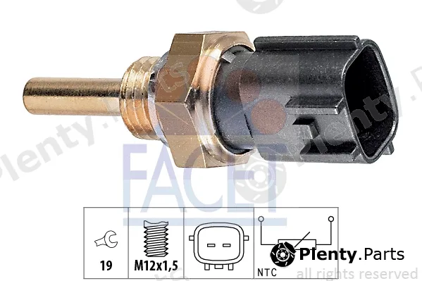 Facet 7.3225 — Sensor, oil temperature Made in Italy - OE Equivalent