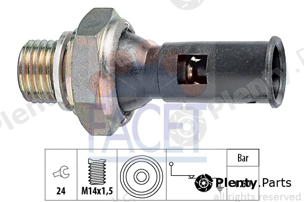 Facet 7.0056 — Oil Pressure Switch Made in Italy - OE Equivalent