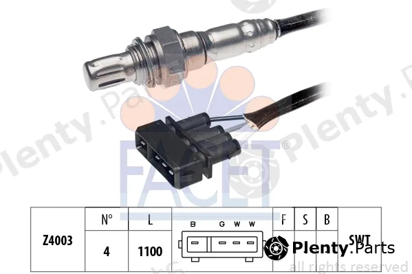 Facet 10.7035 — Lambda Sensor Made in Italy - OE Equivalent