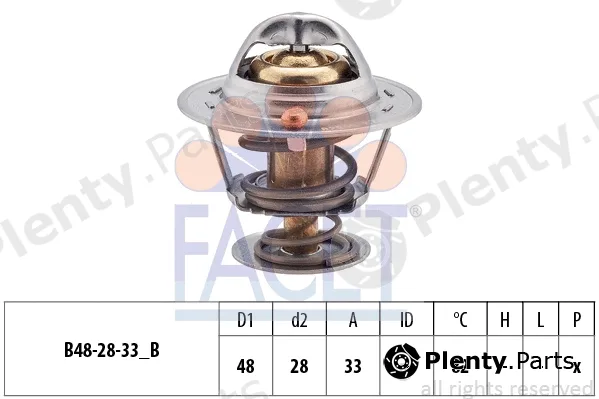 Facet 7.8319S — Thermostat, coolant Made in Italy - OE Equivalent