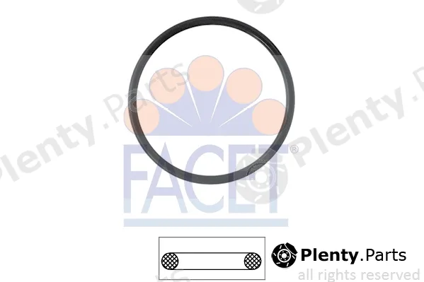 Facet 7.9527 — Seal, thermostat Made in Italy - OE Equivalent