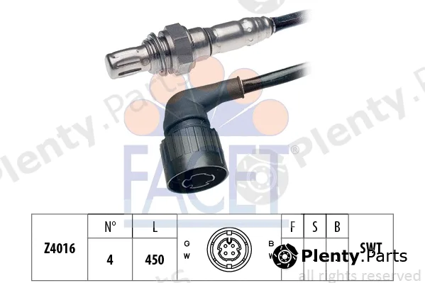 Facet 10.7101 — Lambda Sensor Made in Italy - OE Equivalent