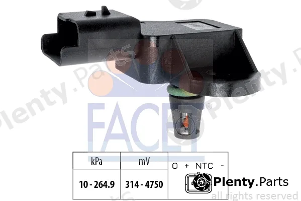 Facet 10.3137 — Air Pressure Sensor, altitude adaption Made in Italy - OE Equivalent