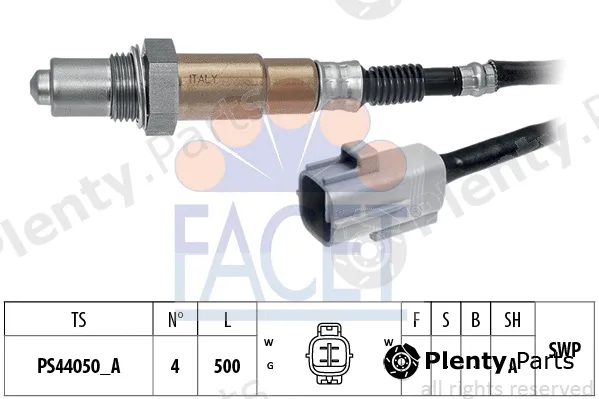 Facet 10.8520 — Lambda Sensor Made in Italy - OE Equivalent