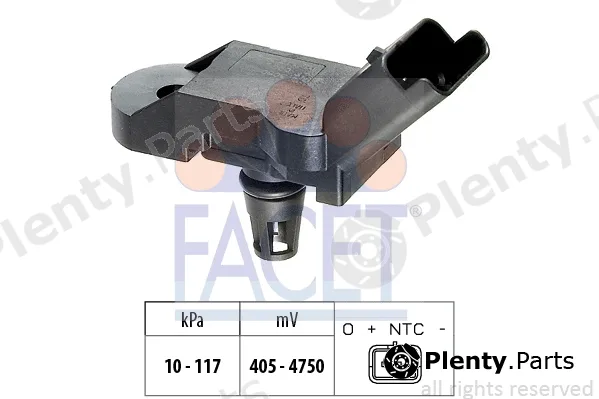 Facet 10.3080 — Air Pressure Sensor, altitude adaption Made in Italy - OE Equivalent