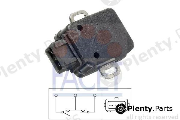 Facet 10.5075 — Sensor, throttle position Made in Italy - OE Equivalent