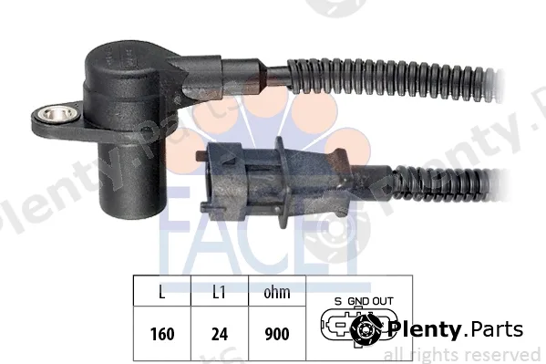 Facet 9.0561 — Sensor, crankshaft pulse Made in Italy - OE Equivalent