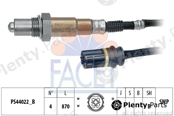 Facet 10.8289 — Lambda Sensor Made in Italy - OE Equivalent