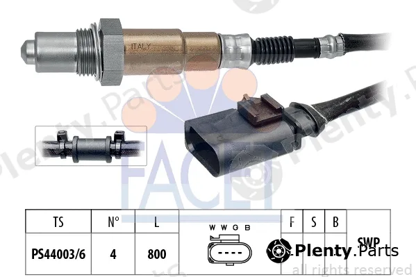 Facet 10.8531 — Lambda Sensor Made in Italy - OE Equivalent