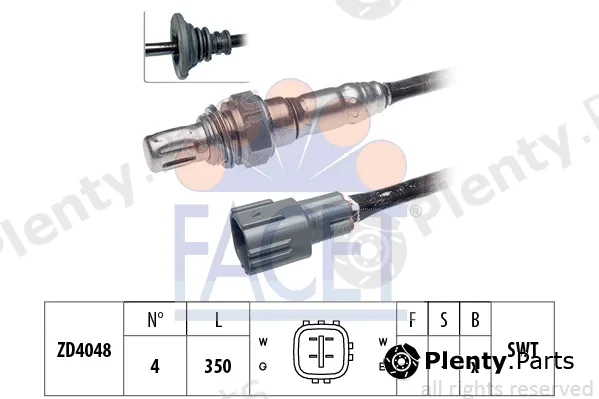 Facet 10.7847 — Lambda Sensor Made in Italy - OE Equivalent