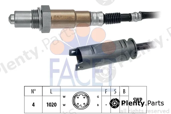 Facet 10.8213 — Lambda Sensor Made in Italy - OE Equivalent