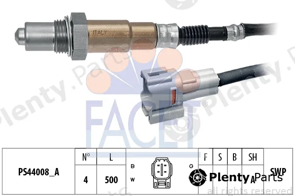 Facet 10.8316 — Lambda Sensor Made in Italy - OE Equivalent