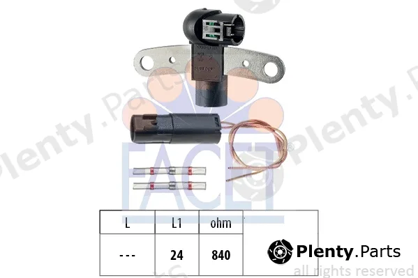 Facet 9.0199K — Sensor, crankshaft pulse Made in Italy - OE Equivalent