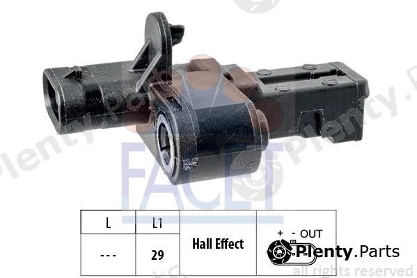 Facet 9.0792 — Sensor, crankshaft pulse OE Equivalent