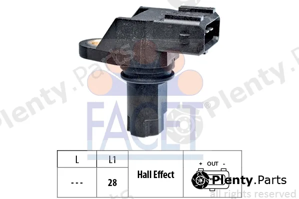 Facet 9.0349 — Sensor, crankshaft pulse Made in Italy - OE Equivalent
