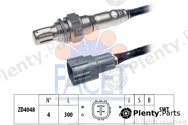 Facet 10.7961 — Lambda Sensor Made in Italy - OE Equivalent