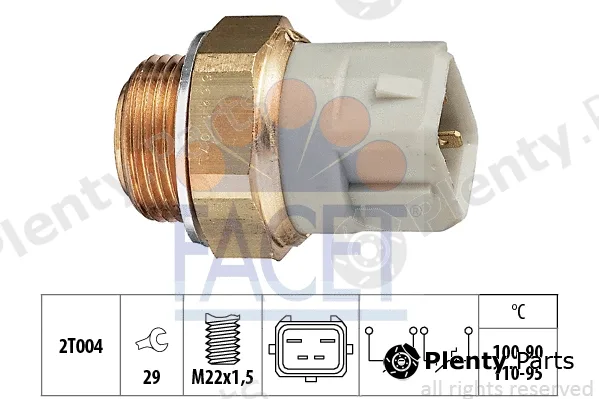 Facet 7.5624 — Temperature Switch, radiator fan Made in Italy - OE Equivalent