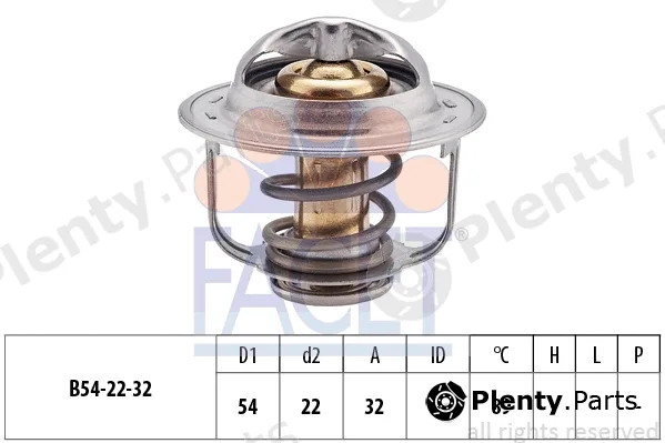 Facet 7.8298S — Thermostat, coolant Made in Italy - OE Equivalent
