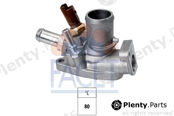 Facet 7.8758 — Thermostat, coolant Made in Italy - OE Equivalent