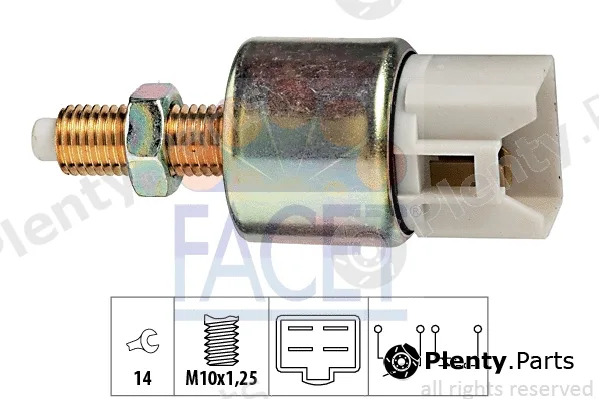 Facet 7.1119 — Stop Light Switch Made in Italy - OE Equivalent