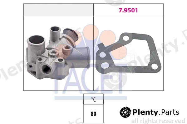 Facet 7.8145 — Thermostat, coolant Made in Italy - OE Equivalent