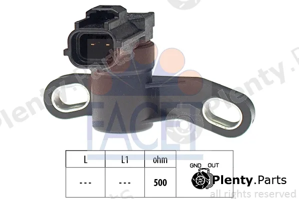 Facet 9.0609 — Sensor, crankshaft pulse OE Equivalent